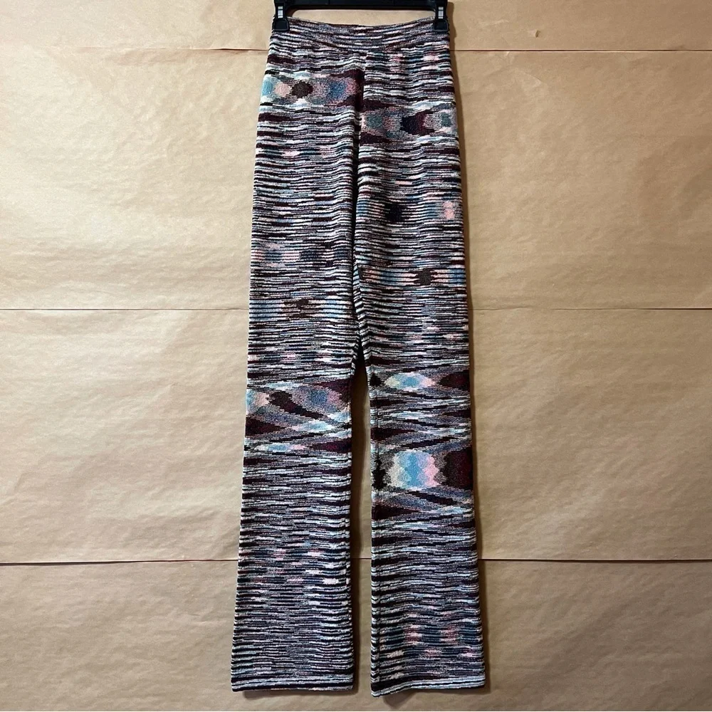 Hansen & Gretel | Kempsey Pant Nightfall Knit Flare Pants High Rise Size S